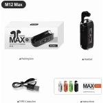 Auriculares bluetooth M12 max Negro - Image 5