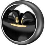 Auriculares De Metal Resistente Al Agua Negro - Image 1