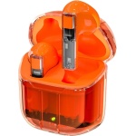 Auriculares Con Estuche Carga Rápida Naranja - Image 1