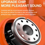 Auriculares Con Estuche Carga Rápida Naranja - Image 5