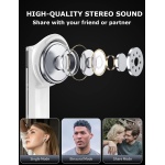 Auriculares Con Estuche Carga Rápida Blanco - Image 2