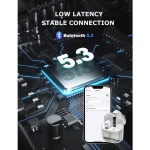 Auriculares Con Estuche Carga Rápida Blanco - Image 3