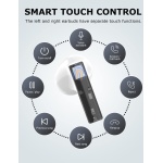 Auriculares Con Estuche Carga Rápida Blanco - Image 5