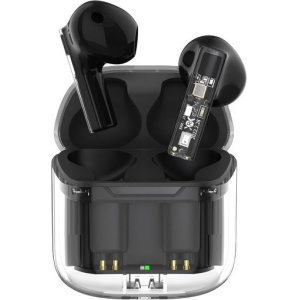 Auriculares Con Estuche Carga Rápida Negro