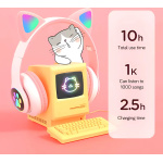 Auriculares Bluetooth Orejas Gato Rosa - Image 5