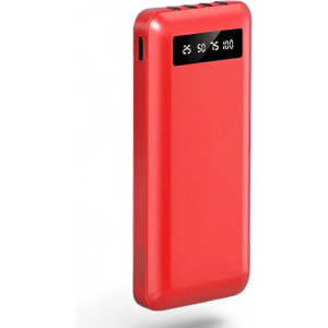 Batería Externa Color Rojo y Negro