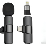 Micrófono USB Tipo C Negro - Image 1