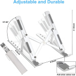 Soporte Para Portátil Aluminio Plegable - Image 4